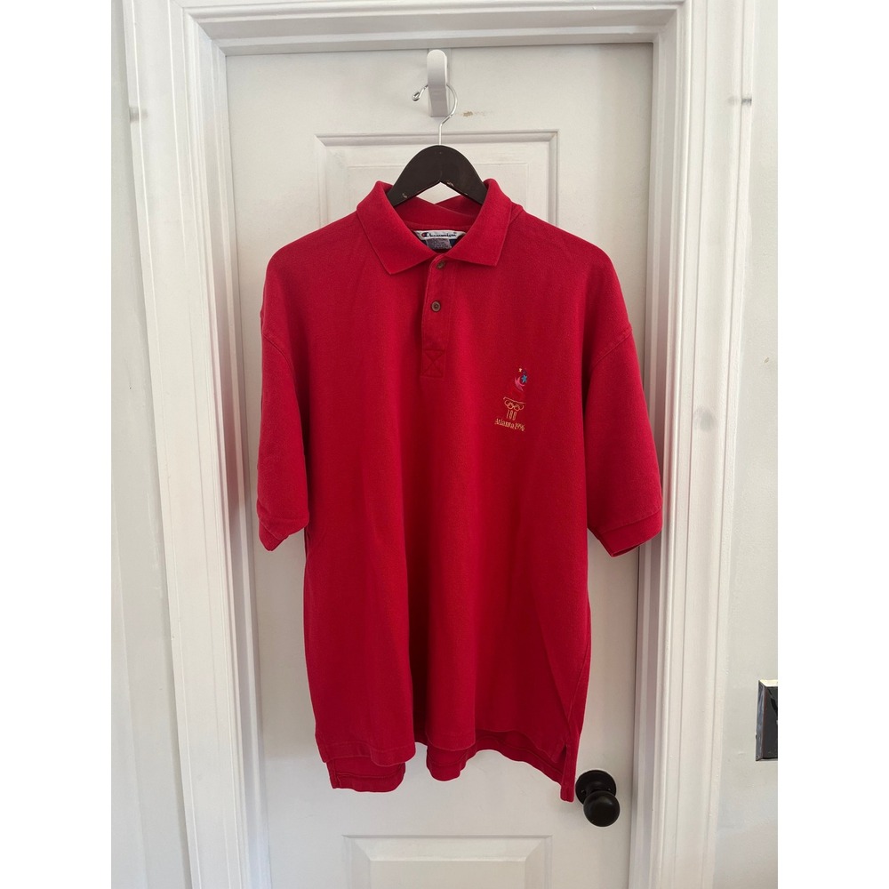 Vintage Champion Atlanta 1996 Olympics Polo Shirt